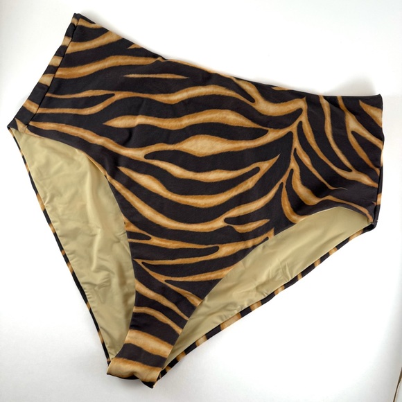 Tigerlily Other - Tigerlily Swim Bottom in Zahara Ava Corset Tiger Animal Print